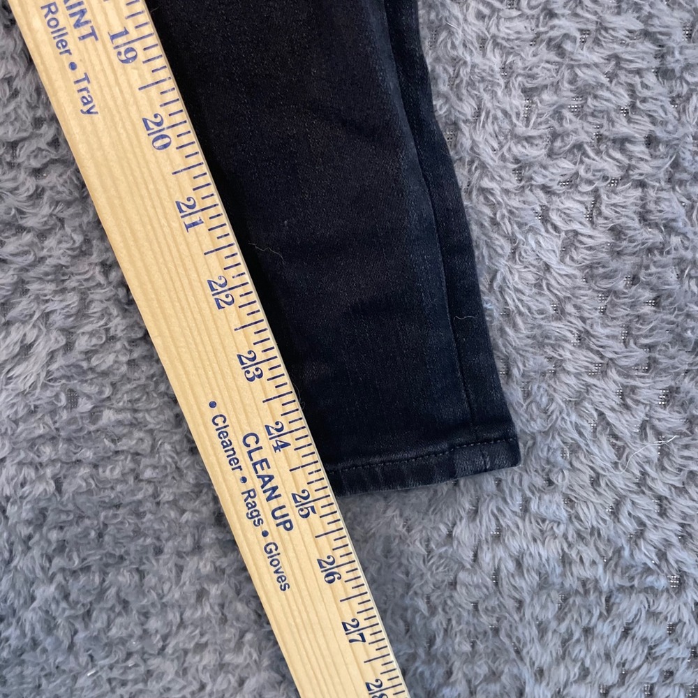 American Eagle High-Rise Jegging Dream Stretch Black Jeans Size 0 Short - Picture 8 of 8